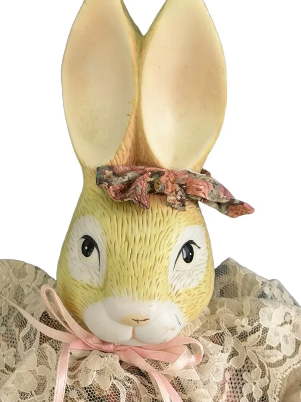 House of Lloyd Wendy Wabbit Bunny Rabbit Plush Doll Lace Floral Victorian Easter